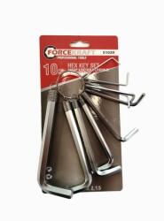 FORCEKRAFT Set de chei IMBUS tip L 10 bucăți 1.5-10mm (FS-29601) Cheie imbus
