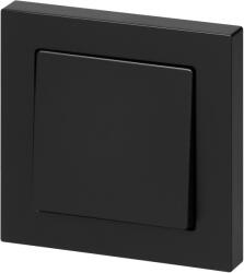 ORNO Întrerupător monopolar montat în perete Malta 10A, 250V, WP-1M, negru mat (O-FMS-100_B)