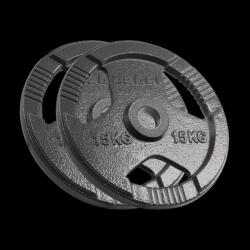 Rebel Greutăți olimpice din fontă set 2x15kg, diametru 51mm, disc cu mânere, REBEL ACTIVE (L-RBA-2143-15)