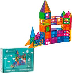 Springos KG0047 BUCLE MAGNETICE 60 PCS (KG0047) Jucarii de constructii magnetice