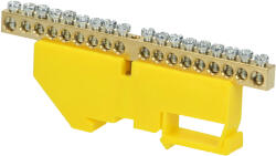 Orno Bloc de distribuție 18 poli galben (O-OR-LZ-8204_18_Y)