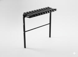 Garden Line BANCĂ FOLDOARE NEAGRĂ DE 68 CM *8275 (CH-MEB8275)