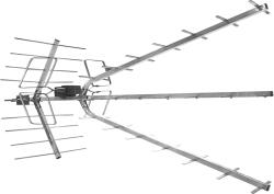 CABLETECH Antenă direcțională pentru recepție terestră digitală TV DVB-T/DVB-T2 (L-ANT0006)