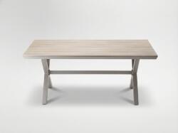 Garden Line Masă de grădină din aluminiu cu blat din Polywood 180 x 100 x 75 CM bej *9477 (CH-RIT9477)