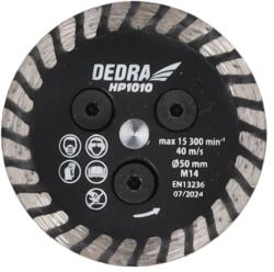 Dedra Disc diamantat pentru tăierea marginilor 50mm/M14, DEDRA HP1010 (HP1010) Disc de taiere