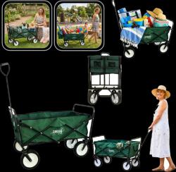 Garden Line Cărucior de grădină pliabil verde 116 x 54 x 90 cm *5168 (CH-WOZ5168)