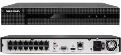 Hikvision HWN-4216MH-16P - Înregistrator IP 16 canale, până la 8MP, 16xPoE, 2xHDD - Hikvision Hiwatch (EC-21871)