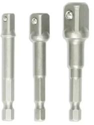 Dedra DEDRA-EXIM Set de adaptoare pentru capete DEDRA 18A1003 3 buc: 1/2", 1/4", 3/8 (18A1003) Cheie tubulara