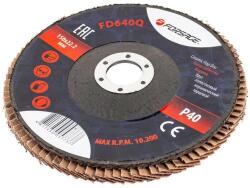FORSAGE Disc abraziv lamelar pentru șlefuire 150x22.2mm P40 (FS-51966)
