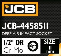 JCB RACORD PENTRU IMPACT JCB ADÂNC 1/2" Cr-Mo 6-FACE 11 mm CHEIE PRELUNGITĂ (FS-59472) Cheie tubulara