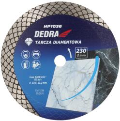 Dedra Disc diamantat cu segment tip solzi, disc de tăiere DEDRA H1036, tăiere umedă, tăiere uscată, diametru 230 mm (H1036) Disc de taiere