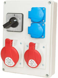 ORNO Distribuitor industrial de prize IP44 3-în-1 (O-ROS-W1603-2_0-1)