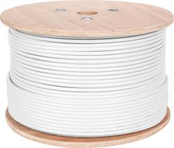 Cabletech Cablu coaxial F690BV, A tambur alb 305 m (L-KAB0013)