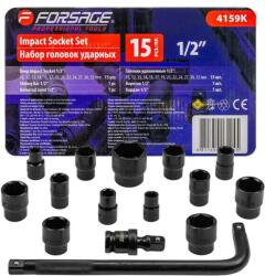 Forsage Set de capete de înșurubat 1/2" 10-32mm 6-fațete (FS-58493) Cheie tubulara