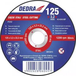 Dedra Disc de tăiere pentru oțel F1312 (F1312) Disc de taiere