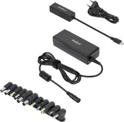 Rebel Adaptor de alimentare universal Rebel 12 mufe 90 W 15-20 V automat cu funcție Power Delivery (L-KOM0962)