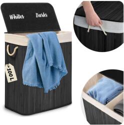 Massido Coș de rufe din bambus cu capac 100 l Massido (J-678101)