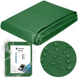 Springos GA2132 PRELATĂ 4 X 4 M VERDE ÎNCHIS ARGINTIE (GA2132)