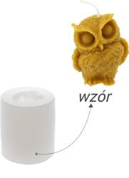 CHOMIK Formă din silicon pentru lumânări bufniță *2618 (CH-BEE2618)