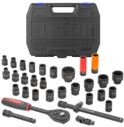 Forsage Set de chei cu impact cu prindere tip 1/2", 32 bucăți (FS-54604) Cheie tubulara