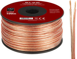 BLOW Cablu pentru difuzoare 2x0, 35 mm transparent (73-321-)