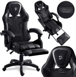 Sofotel Scaun de gaming rotativ Specter Sofotel cu suport pentru picioare tip bucket (J-242900)