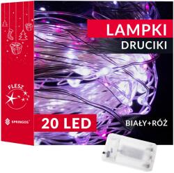 SPRINGOS CL0013 LĂMPI LED PE BATERII 20 LED-uri (CL0013)