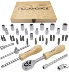 Rock FORCE Set de biți hexagonali 1/4" 38 bucăți (FS-51308) Cheie tubulara