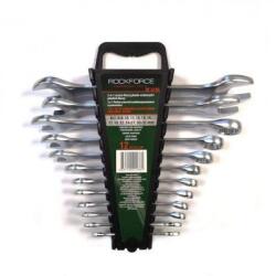ROCKFORCE Set de chei tubular și chei plate 12 piese (FS-47182)