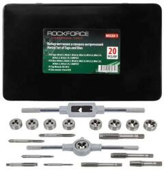 Rock FORCE Set de 20 de burghie cu filete și inele filetate (FS-10456)
