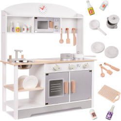  Bucătărie din lemn pentru copii MDF MODERN CLASSIC+ accesorii (IK-KX6287) Bucatarie copii