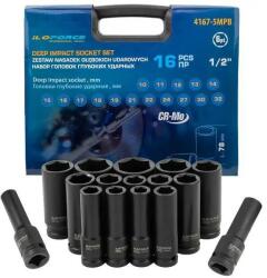 Iloforce Set de capete de tip socket adânci 1/2 (FS-64725) Cheie tubulara