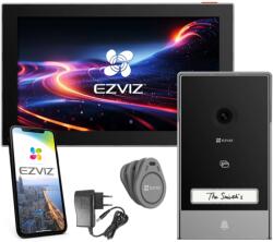 EZVIZ HP7 - Videointerfon IP cu 2 fire, WiFi, cititor de brățări - EZVIZ (EC-30337)