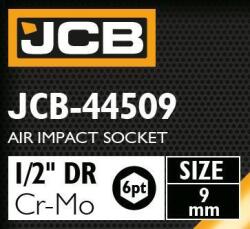 JCB Racord impact 1/2" 9 mm 6-pons de Cr-Mo pentru cheie tubulară JCB (FS-59444) Cheie tubulara