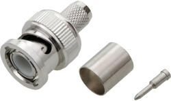  Conector BNC 75 Ohm pentru cabluri RG6U (1102-)