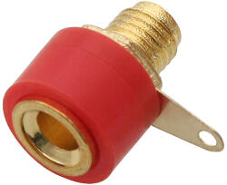  banane conectori GOLD mici ROȘII (9721-)