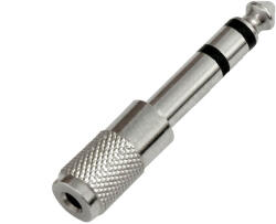  Adaptor jack: Conector 6, 3-F, 3, 5 METAL STEREO (8488-)