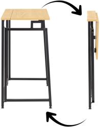 SPRINGOS Birou pliabil HF0058 80 x 75 x 40 cm (HF0058)
