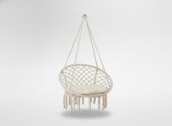 Chomik Scaun Suspendat - Cuib Laterale cu Perna 80 x 60 x 120 CM Bej *5288 (CH-HAM5288)