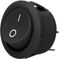 ORNO Comutator basculant rotund negru pentru panou (O-OR-AE-13180_B)