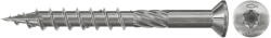 Fischer FTS-ST 5, 0 x 70 A2P 100 lapos süllyesztett fejű Ø 8.2 mm (90°), A2 korrózióálló acél részmenetes terasz csavar, TX behajtással, 100 db/csomag (660610) - metacsavar