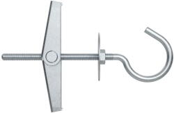 Fischer KDH 4 rugós fém billenőhorog, 25 db/csomag (80184)