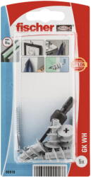 Fischer GK WH K NV gipszkarton dübel csavarral, 5 db/csomag (90918)
