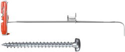 Fischer DUOTEC 10 S PH nylon billenőhorog lencsefejű csavarral, 25 db/csomag (539025)