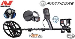  Minelab Manticore fémkereső + WHP fejhallgató + vízálló fejhallgató