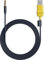 Logitech Cablu audio Logitech Zone Learn 3.5mm la USB-A 1.31m (Albastru) (951-000089)