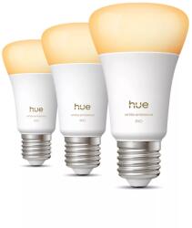 Philips Bec LED Philips Hue, E27, 6W, Alb cald-rece, Bluetooth/Zigbee, Pachet 3 bucati (8720169364721)
