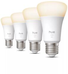 Philips Bec LED inteligent Philips 8721103095725, E27, 7W, Alb cald-rece, Bluetooth/Zigbee, Pachet 4 buc (8721103095725)