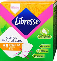 Libresse tisztasági betét 58 db Natural Care Normal aloe vera és kamilla (7322540575453)