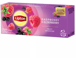 Lipton tea 20 filter Málna-Bodza (8720608014064)